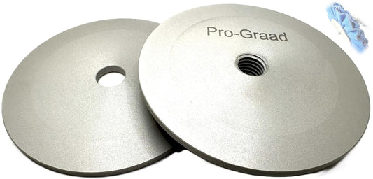 Pro-Graad 3” Aluminum Quick Centering Insertable Safety Flange for Airway Buffing & Polishing Wheels Without Center Plates, Self-Tightening, use with 5/8”-11 Threaded Tools & 3” Center Airway Buffs