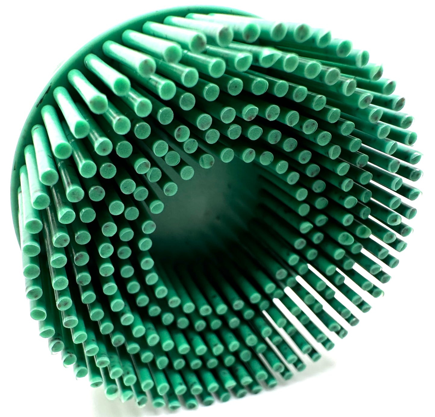 SuperGrindz 10 Pack 2" 50 Grit Green R-Type Bristle Discs - Premium Ceramic-Aluminum Oxide Abrasive | Quick Change Roll Lock | Compatible with Roloc Holders | High-Performance Green Bristle Discs