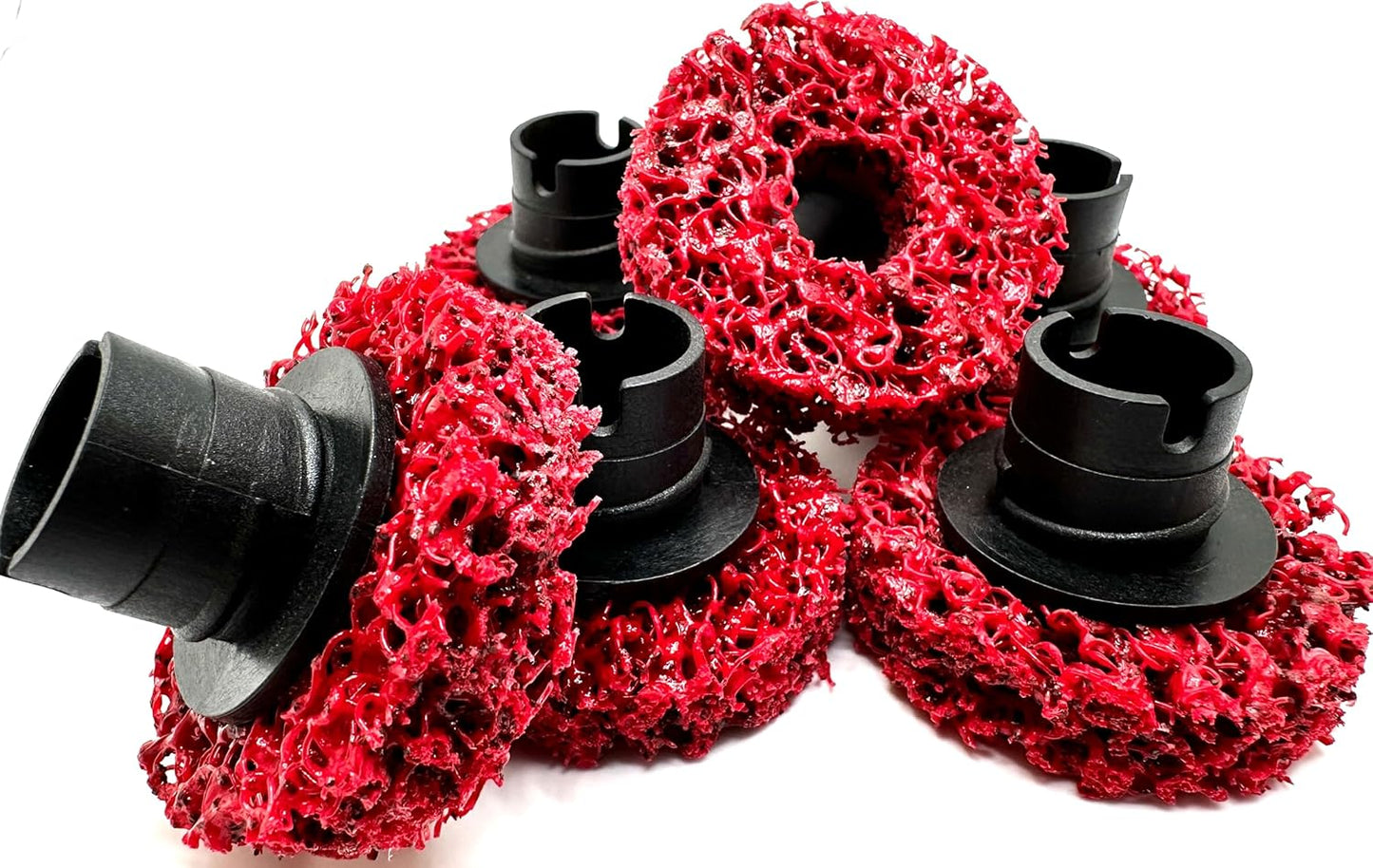 SuperGrindz 6 Pack 2” Heavy Duty Brake Hub Cleaning Discs, Brake Drum, Rotor, Around Studs Rust Removal, Replacement Pads Compatible with Pro-Graad, Counteract, Hub Buddy & 3M Hub Cleaning Holders