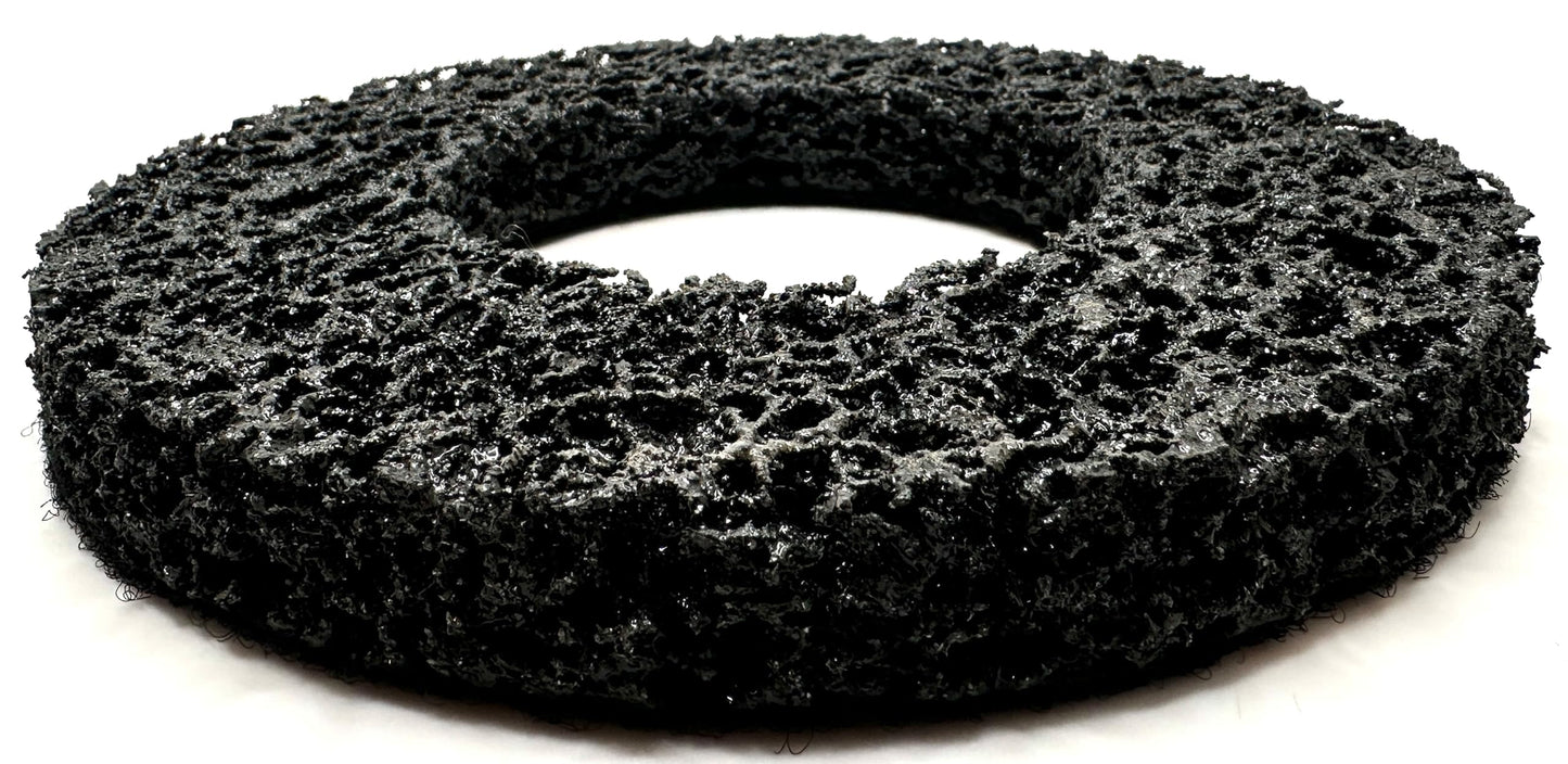 Pro-Graad 2 Pack 6” Replacement Pad for Hub Cleaning Tool, Hook & Loop Brake Wheel Hub Black Resurfacing & Cleaning Disc, Compatible for use with Bilitools, Steelman, Hazet & Mueller-Kueps Holders