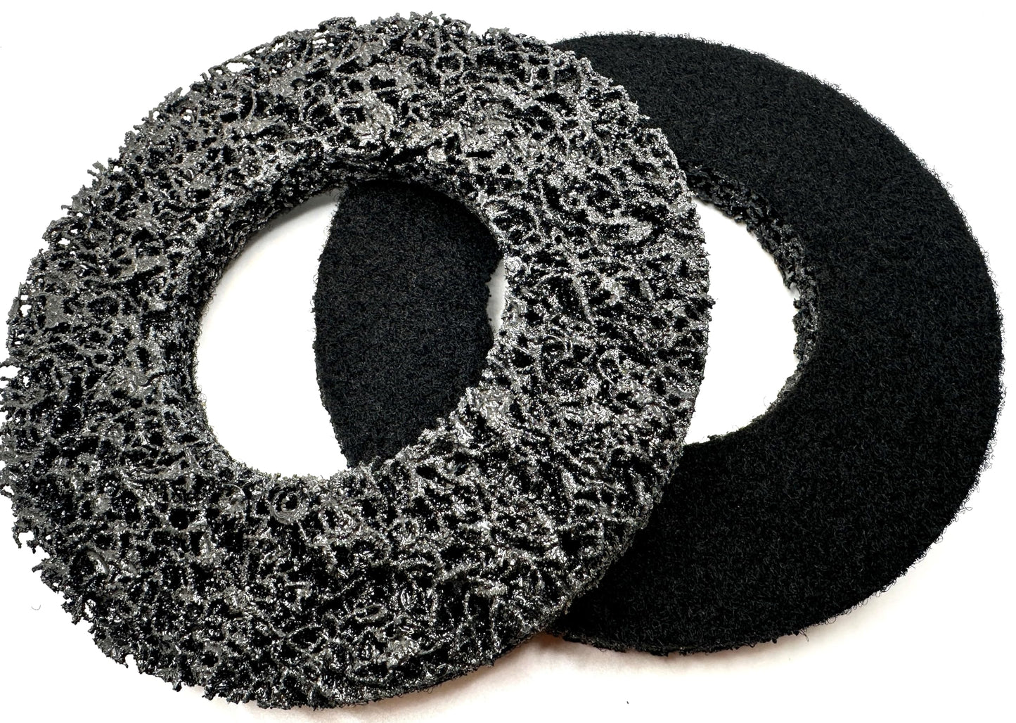 Pro-Graad 2 Pack 6” Replacement Pad for Hub Cleaning Tool, Hook & Loop Brake Wheel Hub Black Resurfacing & Cleaning Disc, Compatible for use with Bilitools, Steelman, Hazet & Mueller-Kueps Holders