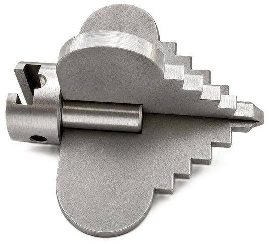 Flow Fixer RC 2-1/2” Spear Cutter Drain Cleaner Snake Head for 3”–4” Pipes