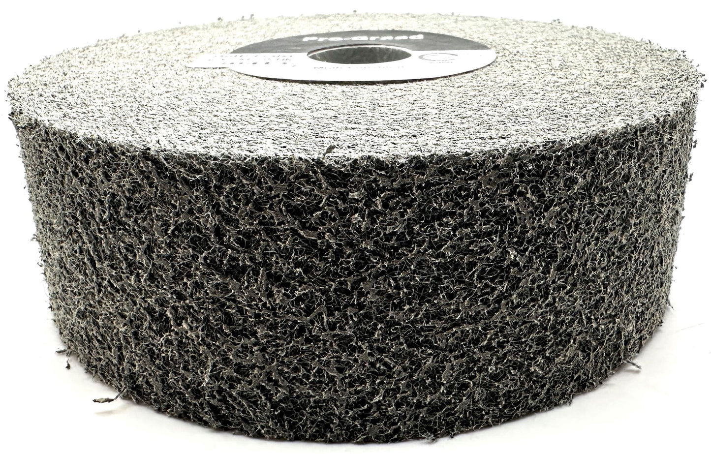 Pro-Graad Multi-Finishing Wheel – 6” x 2” x 1” 3S Fine Grit Silicon Carbide - Stainless Steel Finishing Convolute Wheel – for #4 Finish - 1 Pack