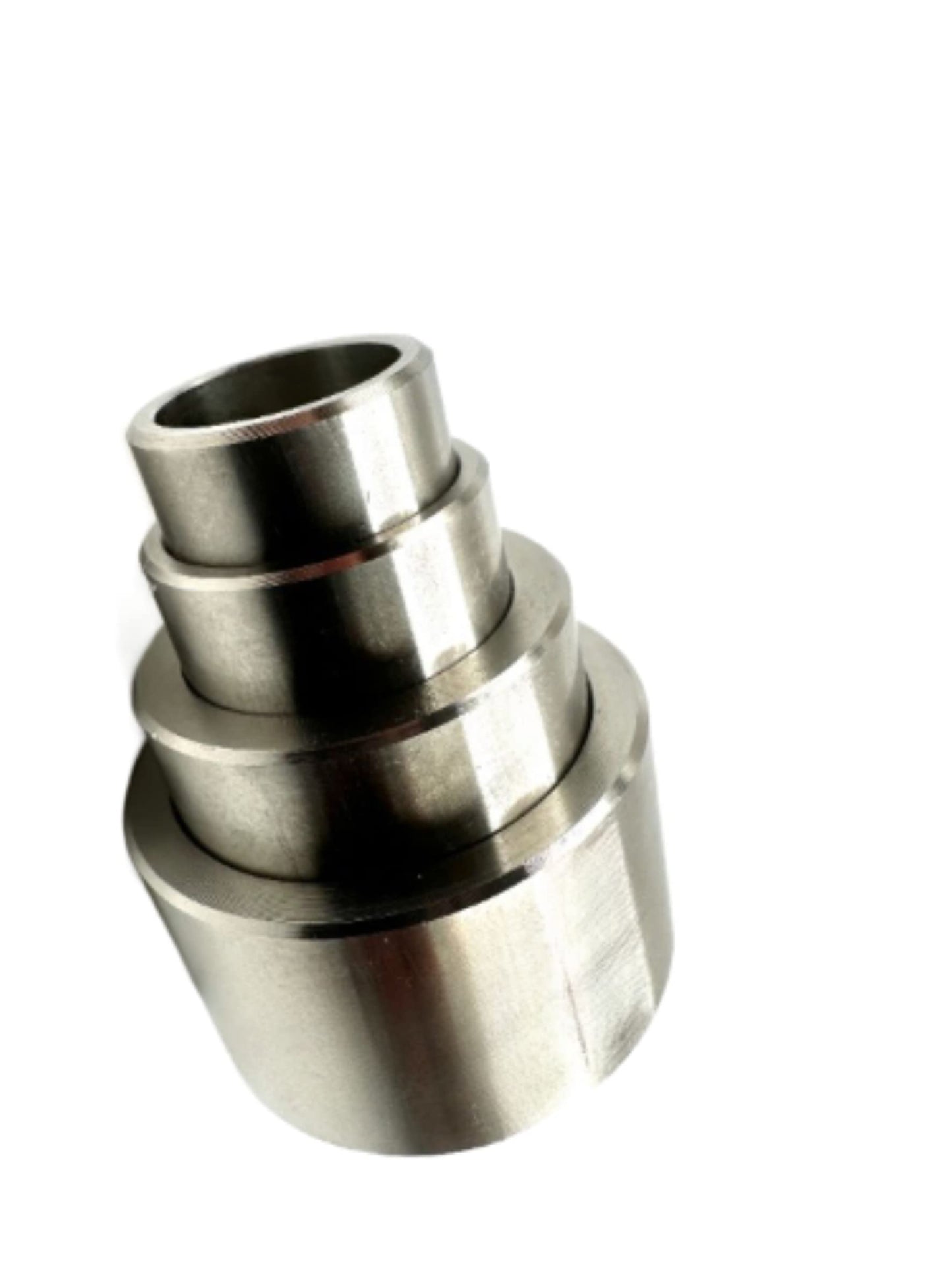 Pro-Graad 1” Thick Reducing Bushing Adapter | Premium Stainless Steel Reducer Bushing for Bench Grinding Wheels with 1-1/4” or 1” Arbor Hole Reduce to 3/4”, 5/8” or 1/2" Shaft (for 1" Wide Wheels)