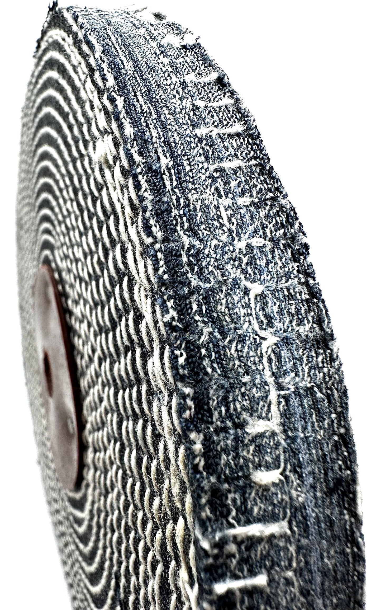 Pro-Graad 1 Pack 8” Denim Buffing Wheel 8 inch x 5/8 inch Arbor Hole Extra Thick Denim Spiral Sewn Buff for Bench Grinder & Buffers, 2X Durability – Pack of 1