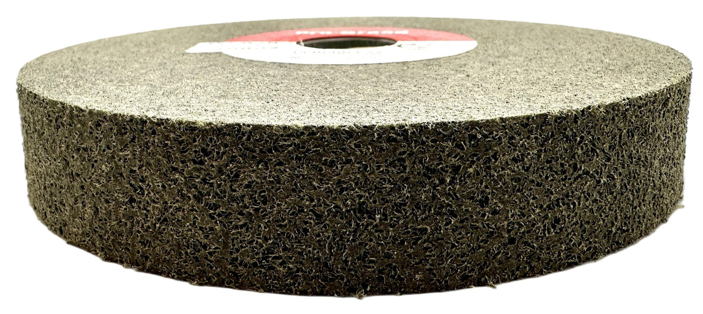 Pro-Graad EX2 Convolute Deburring Polishing Wheel - 6" x 1" x 1" 9S Fine Grit Silicon Carbide - Extra Durable - Metal Deburring, Finishing and Polishing Wheel - Convolute - 18040 - (1 Pack)