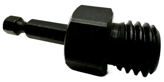 Pro-Graad DA3 5/8" to 1/4" Hex Drill Adapter Converts 2" to 6" Polisher Pad Backing Plates or Core Drill Bit with 5/8”-11 UNC Thread to 1/4" Hex Shank for Use with Drills and Drill Press (1 Pack)