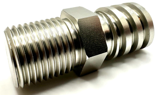 Pro-Graad Aluminum Male Coarse Thread Adapter - Converts Drywall Corner Roller Handle to Acme 3/4" Threads to fit Paint Rollers, Stipple Brushes, Brooms, Mops & More - Lightweight & Durable