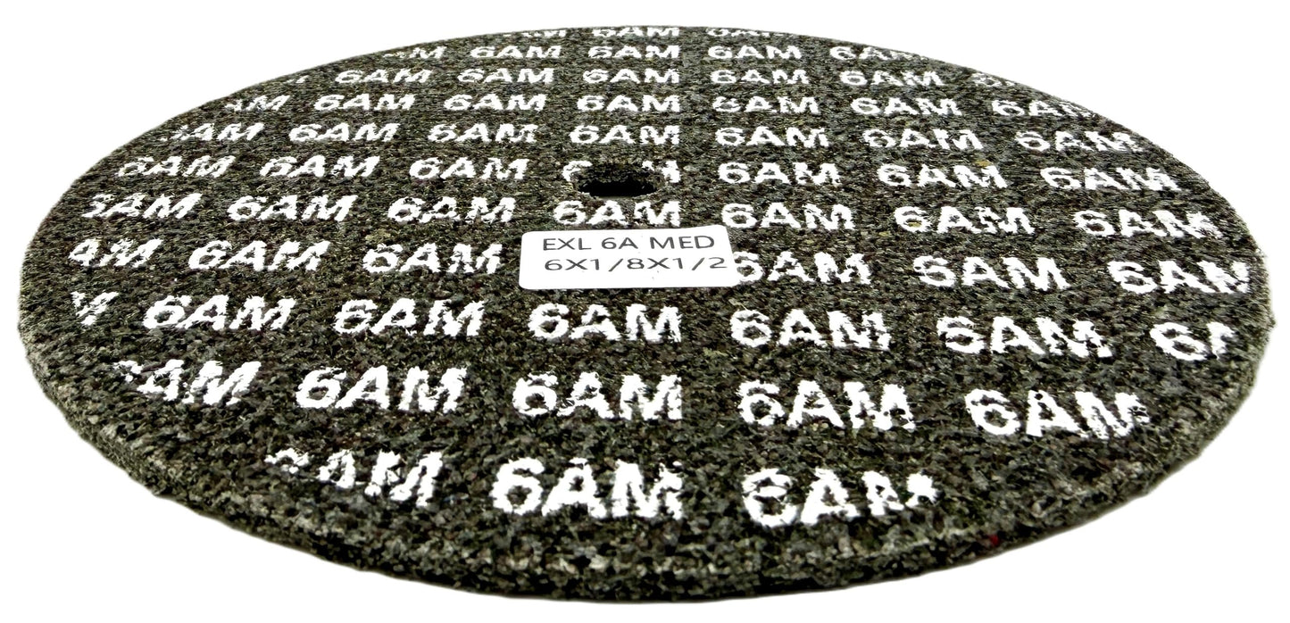 Pro-Graad EXL Unitized Wheel, Aluminum Oxide, 6" Diameter x 1/8" Wide x 1/2" Arbor, 6A Medium | 27974 | (Pack of 1)