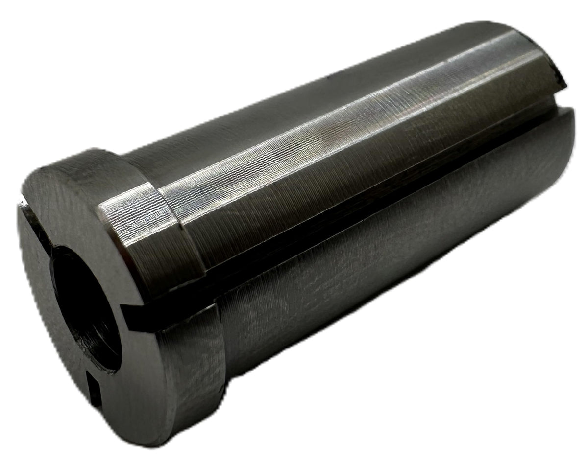 Pro-Graad High Precision Steel Router Collet Reducer, 1/2" OD x 1/4" ID, CNC Router Bit Collet Reduction Sleeve, Industrial-Grade Steel, 1.25" Length for Smooth and Reliable Performance