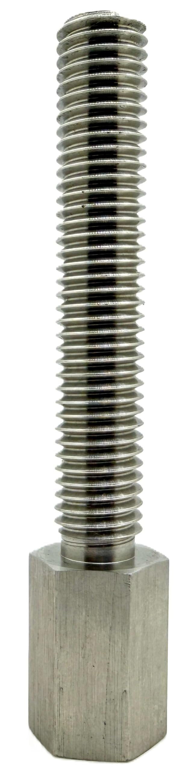 Pro-Graad Angle Grinder Extender Shaft 13060 5/8-11 Female to 5/8-11 Male Threaded Adapter 4-1/2” Length Extension with 3-1/2” Threads, Max 2-1/2” Wheel Width