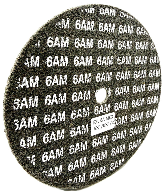 Pro-Graad EXL Unitized Wheel, Aluminum Oxide, 6" Diameter x 1/8" Wide x 1/2" Arbor, 6A Medium | 27974 | (Pack of 1)