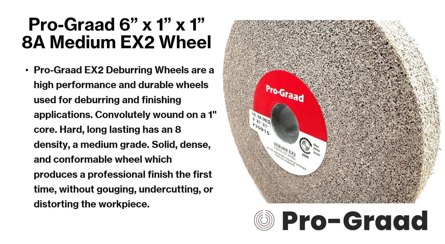 Pro-Graad EX2 Convolute Deburring Polishing Wheel