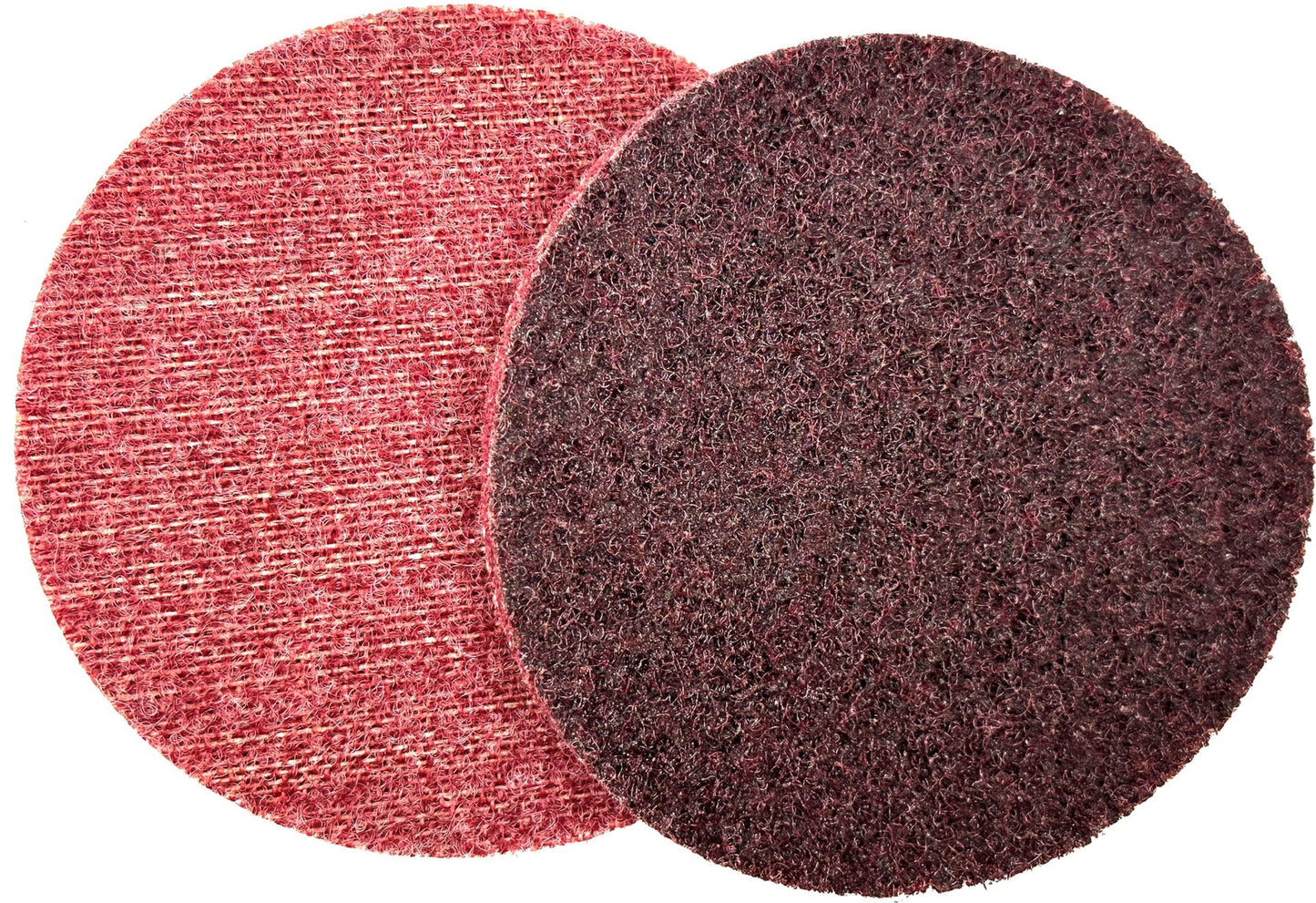 Pro-Graad 4-1/2" AMED Hook & Loop Surface Conditioning Discs, 10 Pack, Maroon, Medium Grit - Aluminum Oxide, for Metal Surface Prep Sanding Polishing Deburring Cleaning - Easy Attachment, 14100