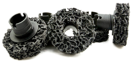Pro-Graad 45200 5 Pack 2” Black Brake Hub Cleaning Discs, Brake Drum & Rotors, Around Wheel Studs Rust Removal, Replacement Pads Compatible with Pro Graad Counteract Hub Buddy & 3M Pad Holders