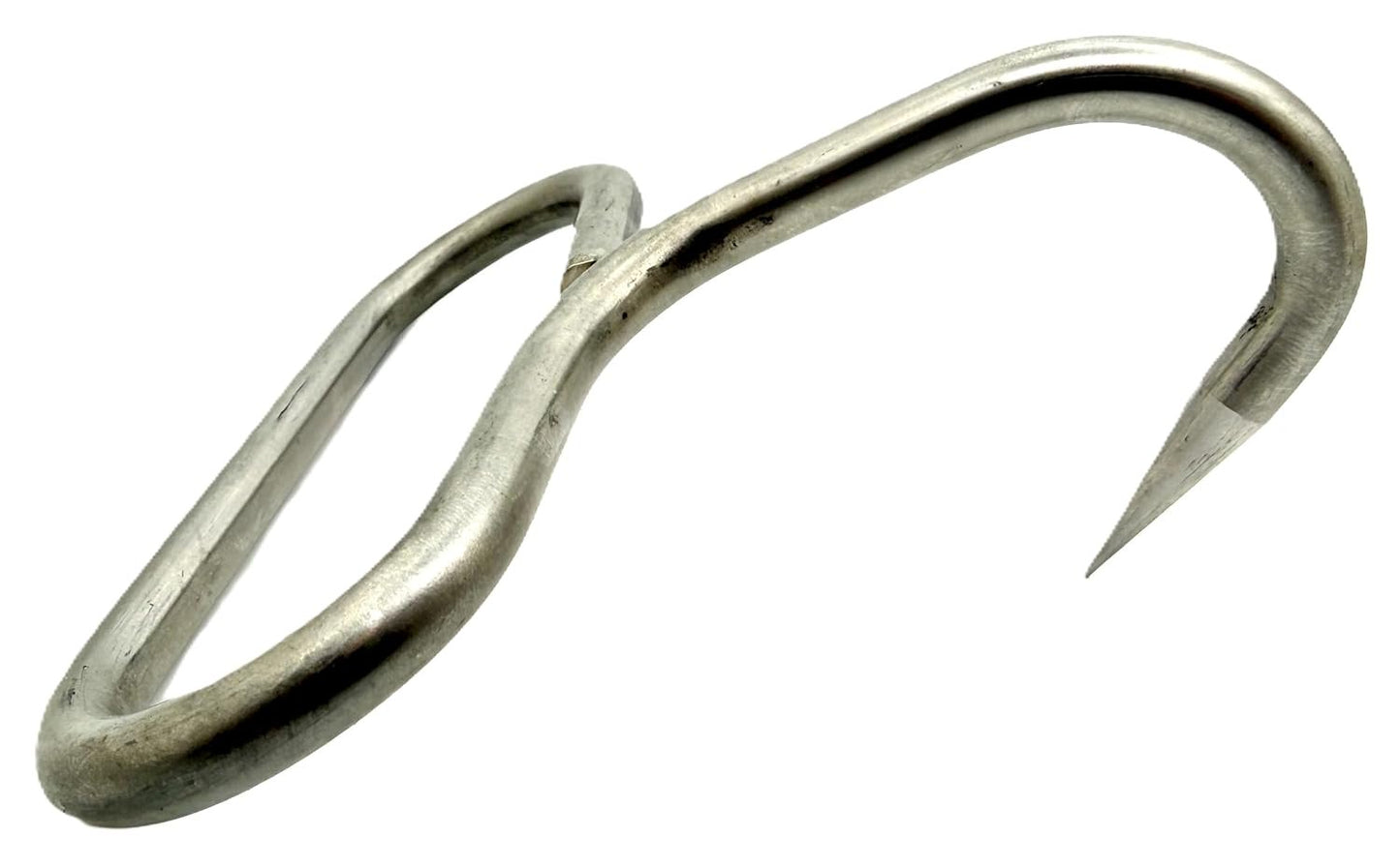 Pro-Graad Heavy Duty Hay Hook – 3/8" One-Piece Stainless Steel, 500 lb Capacity, Loop Handle, Hay Bale Hook for Farm, Meat Processing Boning Handle for Butcher, Kitchen, BBQ, Restaurant