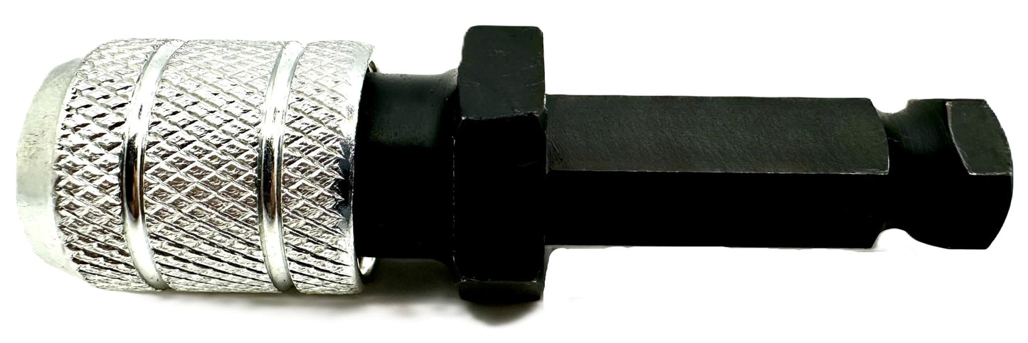 Pro-Graad 7/16" Hex to 1/4" Hex Shank Adapter, Quick Change Bit Holder Converter for 7/16 Impact Drivers & 1/2" Power Drills, Heavy Duty 1/4 Hex Bit Holder for Drill & Driver Accessories