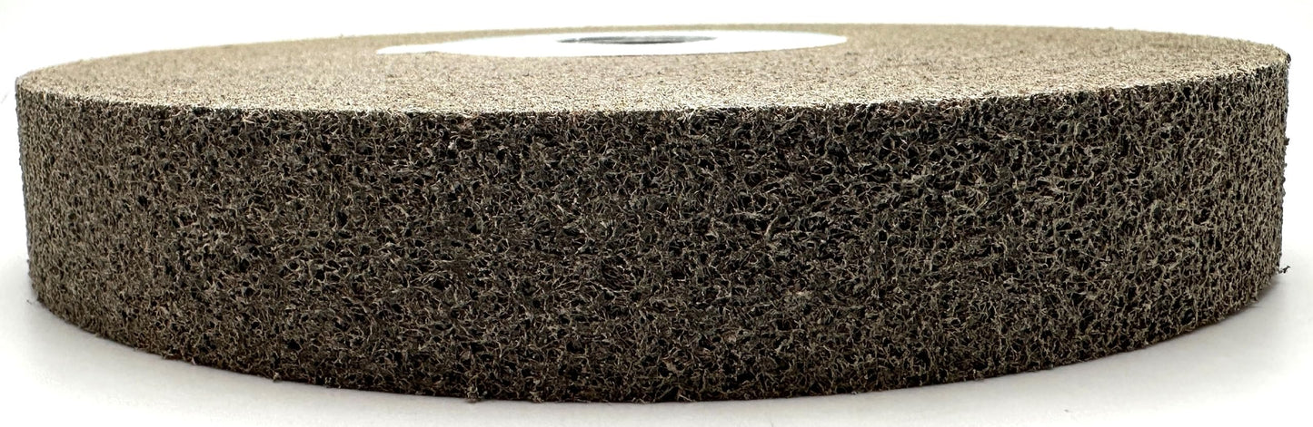 Pro-Graad EXL Deburring Wheel - 7" x 1" x 1" 9S Fine Grit - Silicon Carbide - Metal Deburring, Finishing and Polishing Wheel - Convolute - (1 Pack)