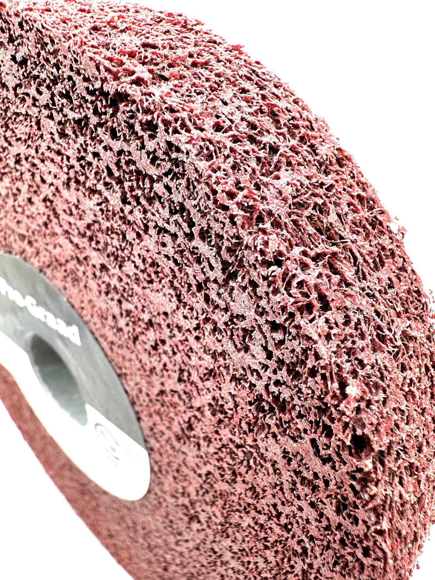 Pro-Graad Metal Finishing Wheel – Aluminum Oxide – Maroon Metal Finish Convolute Wheel – for #3 & #4, Brush, Satin and Mill Finishes – Pack of 1