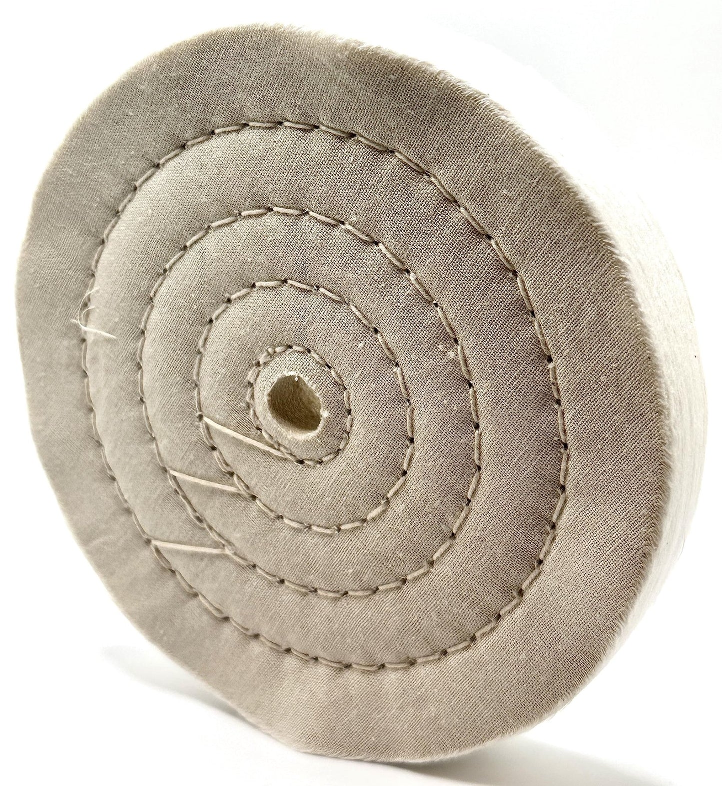 Pro-Graad 1 Pack Extra Thick Buffing Polishing Wheel for Bench Grinder or Buffer - 6 Inch Extra Thick 70 Ply – 1” Thick Buffing Wheel Fine Muslin Cotton Concentric Sewn with 1/2” Arbor Hole, Pack of 1