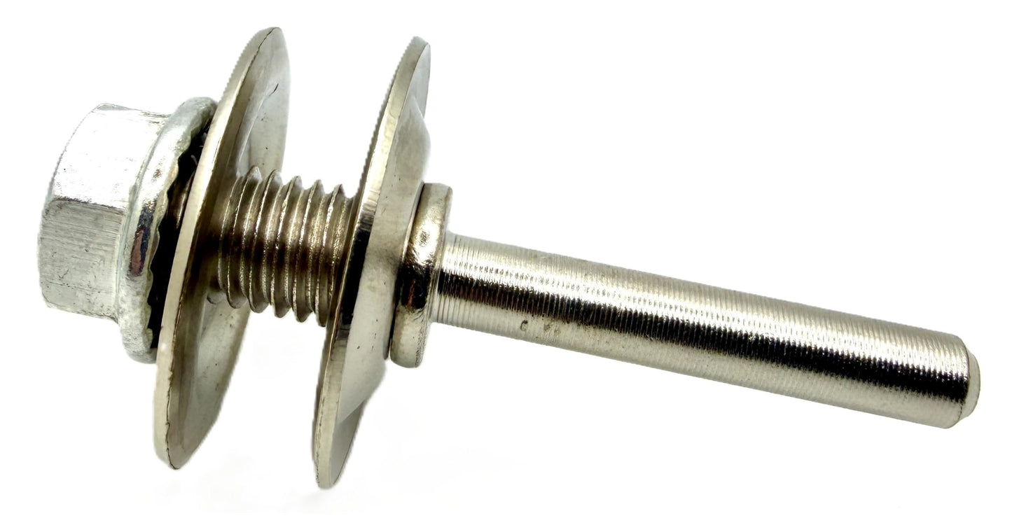 Pro-Graad W-23M6 3/8 Arbor Mounting Mandrel, Drill Arbor Adapter Wheel Mandrel, for Buffing, Polishing, Grinding & Unitized Wheels, Fits 3/8" Hole - Width up to .38", Features 6mm 0.23” Shank (1-Pack)