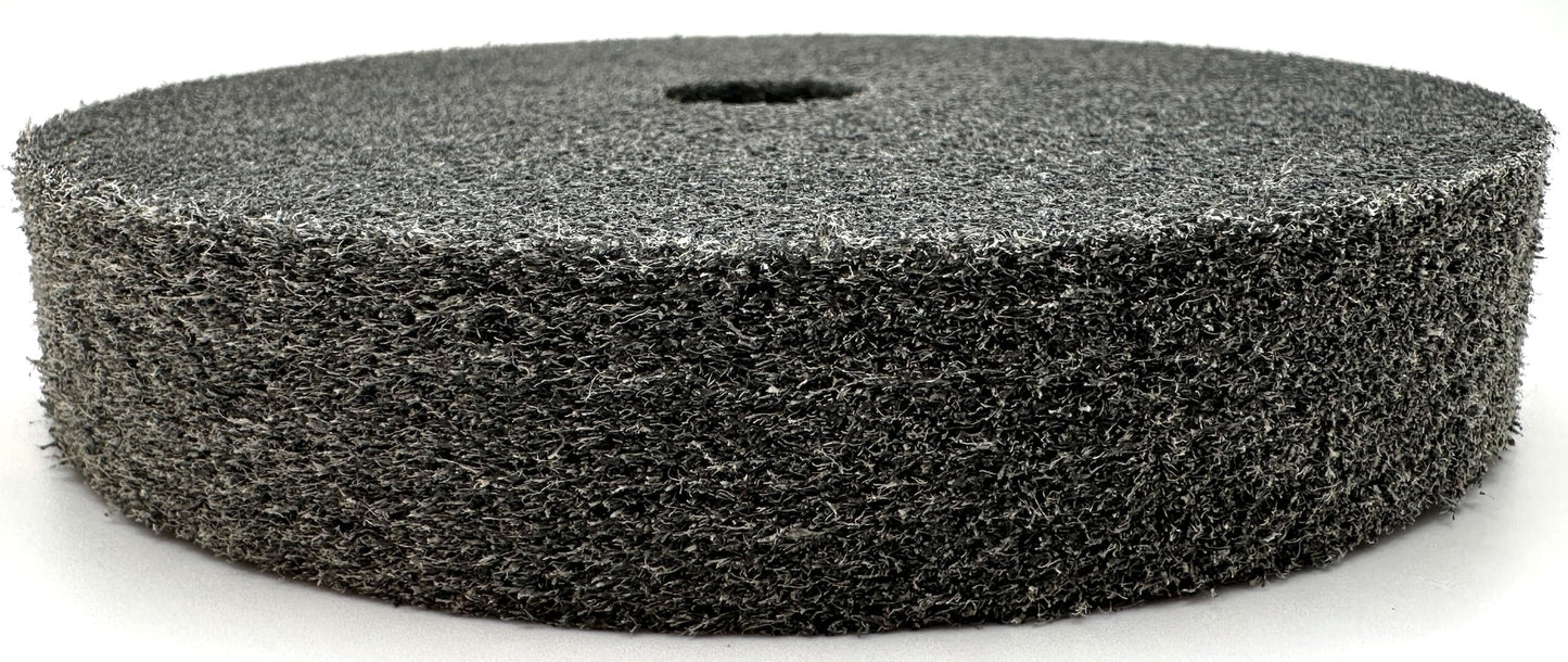 Pro-Graad Nylon Fiber Deburring Wheel 5P 7P 9P Hardness 180 Grit Silicon Carbide Brushed Polishing Buffing Unitized Wheel