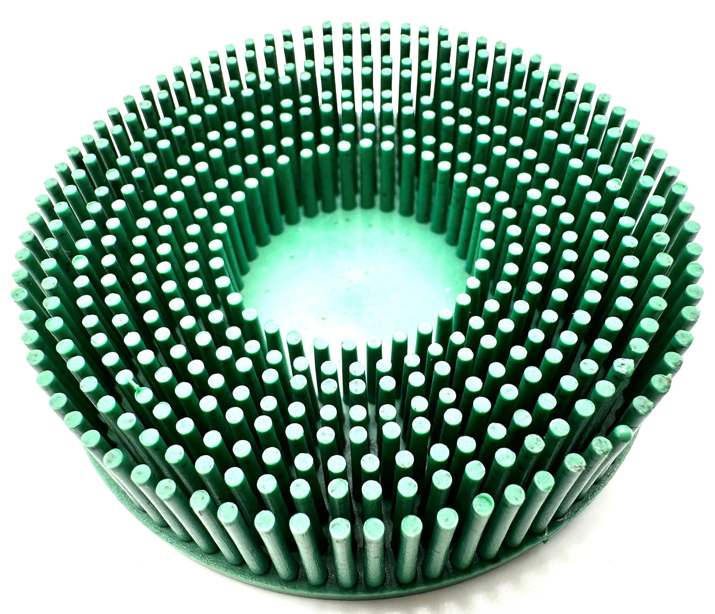 Pro-Graad 10 Pack 3" 50 Grit Green R-Type Bristle Disc | Ceramic-Aluminum Oxide Abrasive Bristle Disc with Quick Change Roll Lock | Pack of 10 | Green