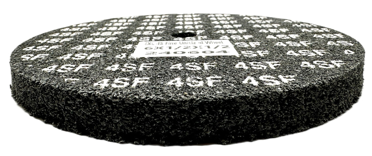 Pro-Graad EXL Unitized Wheel, Silicon Carbide, 6" Diameter x 1/2" Wide x 1/2" Arbor, 4S Fine | 15849 | (Pack of 1)