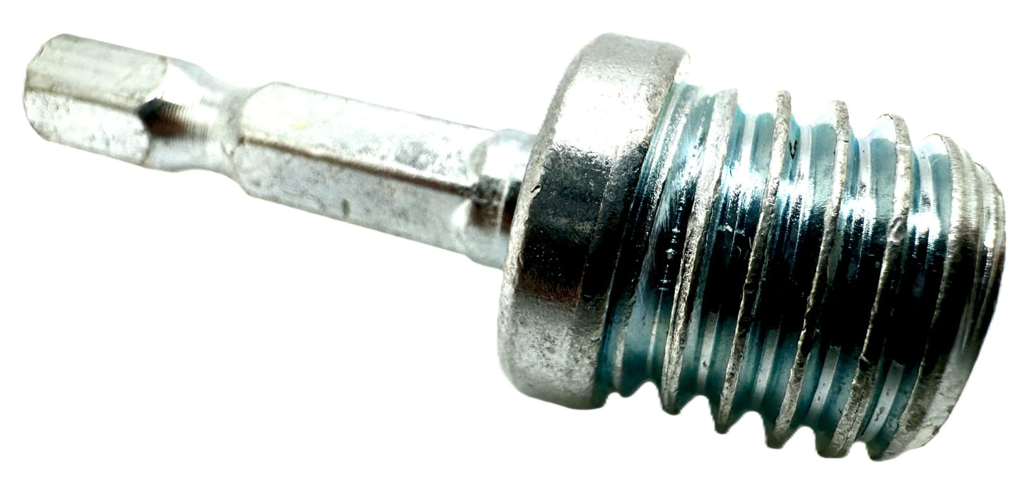 Pro-Graad DA4 5/8"-11 to 1/4" Hex Shank Drill Adapter - Converts Polisher Pad Backing Plates or Core Drill Bit with 5/8-11 Thread to 1/4" Hex Shaft - for Use with Drills and Drill Press (1 Pack)