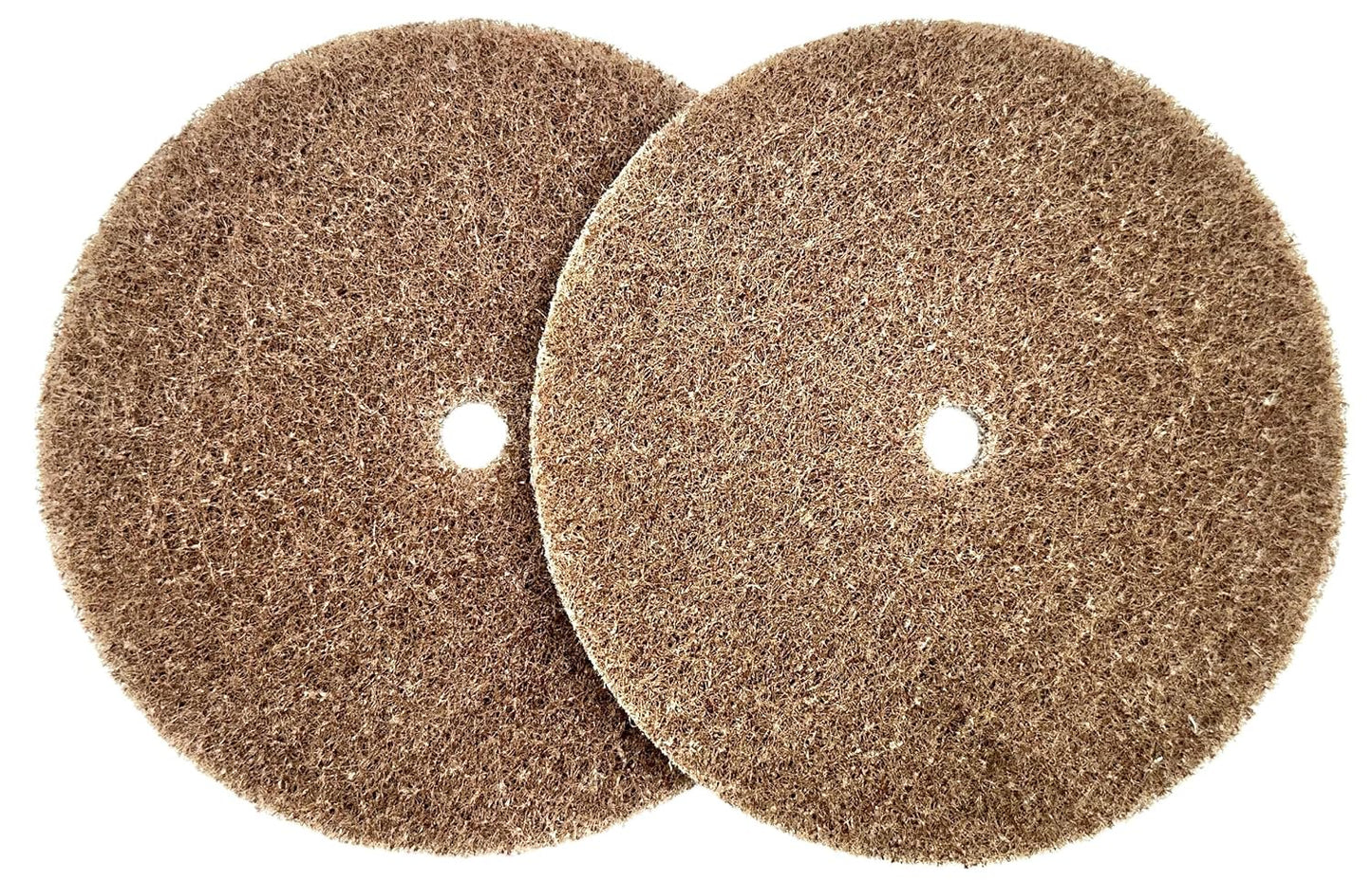 Pro-Graad 4 Pack 8” x 1/2” Medium (P150) Cut & Polish Discs, Aluminum Oxide Non-Woven Discs for Satin Finishing, Blending, Cleaning, 00831, Pack of 4