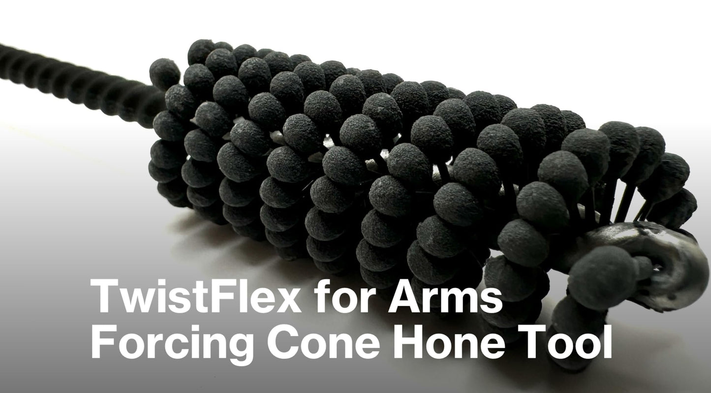 Pro-Graad Shotgun Forcing Cone TwistFlex Hone for 12 Gauge, 400 Grit Silicon Carbide, (Pack of 1)