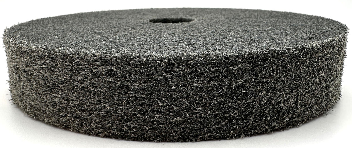 Pro-Graad Nylon Fiber Deburring Wheel 5P 7P 9P Hardness 180 Grit Silicon Carbide Brushed Polishing Buffing Unitized Wheel