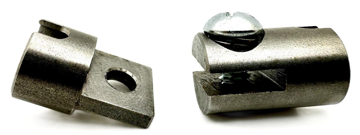 Pro-Graad Flow Fixer 1/2” Slotted Drain Cleaner Cable Weld On Repair End, 1/2FC & 1/2MC MALE and FEMALE WELD-ON CABLE END REPAIR for 1/2" Cables. Fits All 1/2" O.D Cables, Hollow or Inner Core