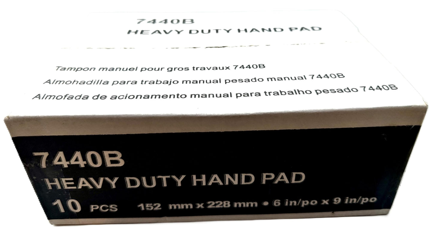 Pro-Graad Premium 7440 6"x9" Tan Coarse Scuff Pads, 10 Pack, Scuffing, Scouring, Sanding, Paint Primer Prep Adhesion Scratch-Surface Preparation For Automotive Car Auto Body Repair Woodworking Wood