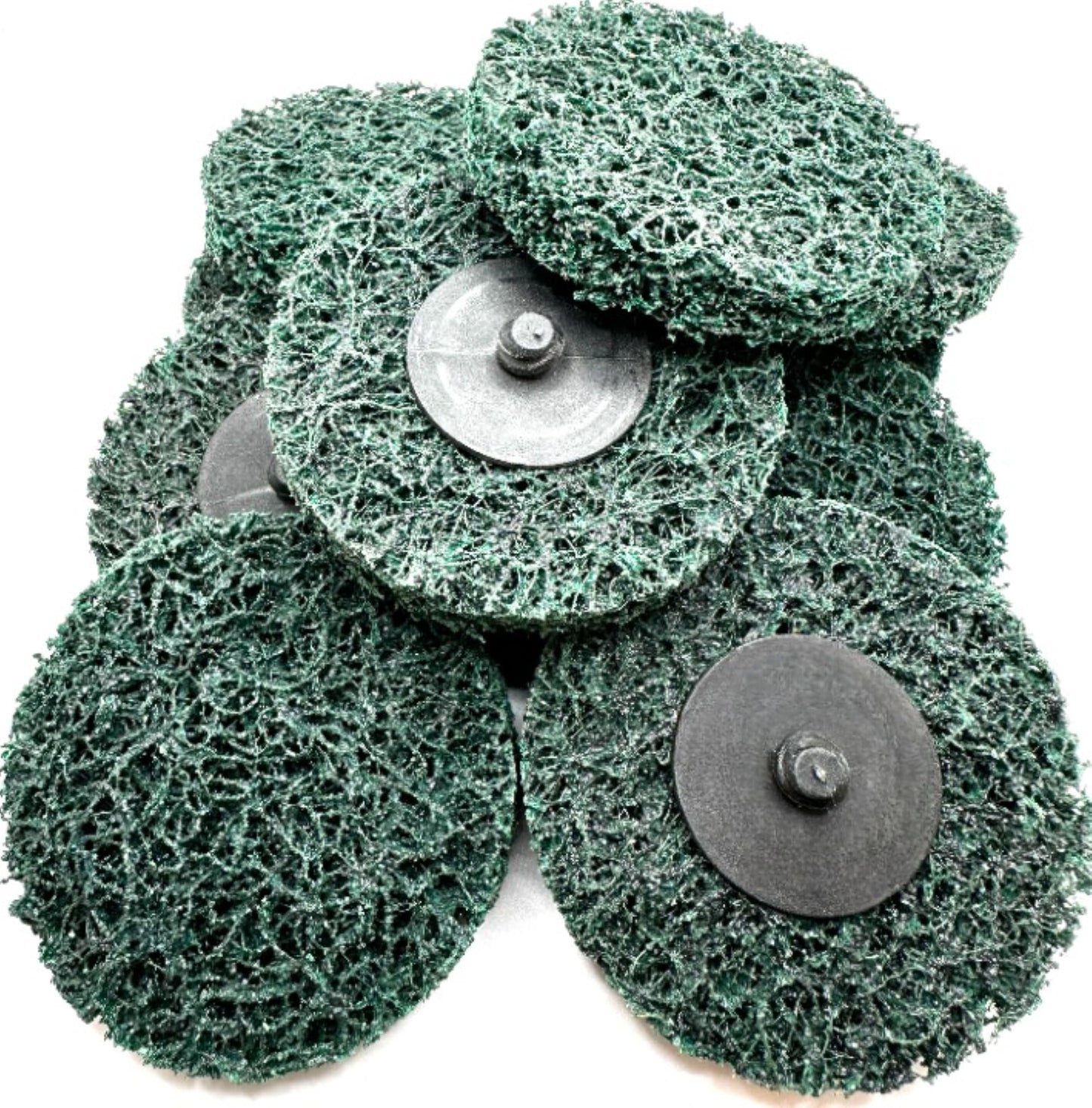 Pro-Graad 10 Pack 3" XT PRO Extra Cut Clean & Strip Disc, Roll Lock Quick Change, Green Professional Grade, Extra Coarse, Remove Heavy Rust Paint Corrosion, 21545