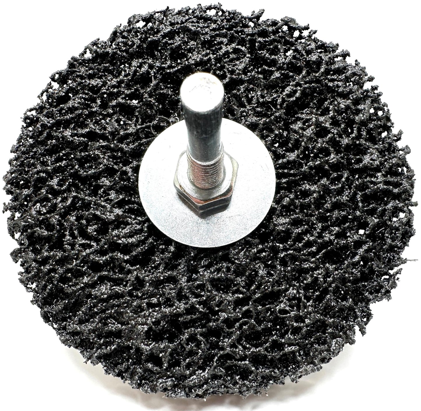 Pro-Graad 2 Pack Paint Stripping Disc Drill Attachment | 4" x 1/2" Wide with 1/4" Shaft | Strip & Clean Discs Remove Paint Coating Rust | Black | Pack of 2