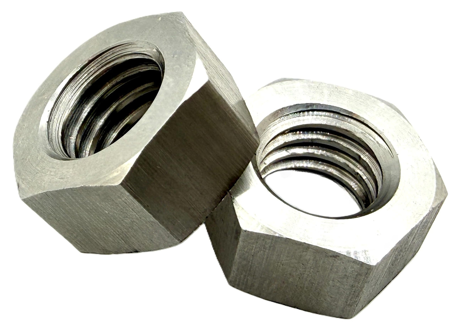 Pro-Graad 1/2-12 BSW Left Hand (Reverse) Thread, 304 Stainless Steel Hex Nut – Pack of 2