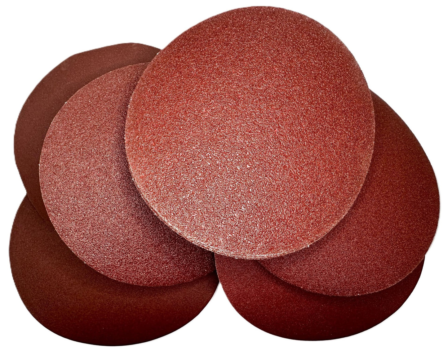 Pro-Graad 50PCS 7" Sanding Discs – 60/80/120/180/240 Grits, Hook & Loop, No-Hole, Aluminum Oxide for Drywall, Floor, Wood, Metal, Fiberglass – Durable, Fast Cutting, Clog-Resistant Sandpaper Set