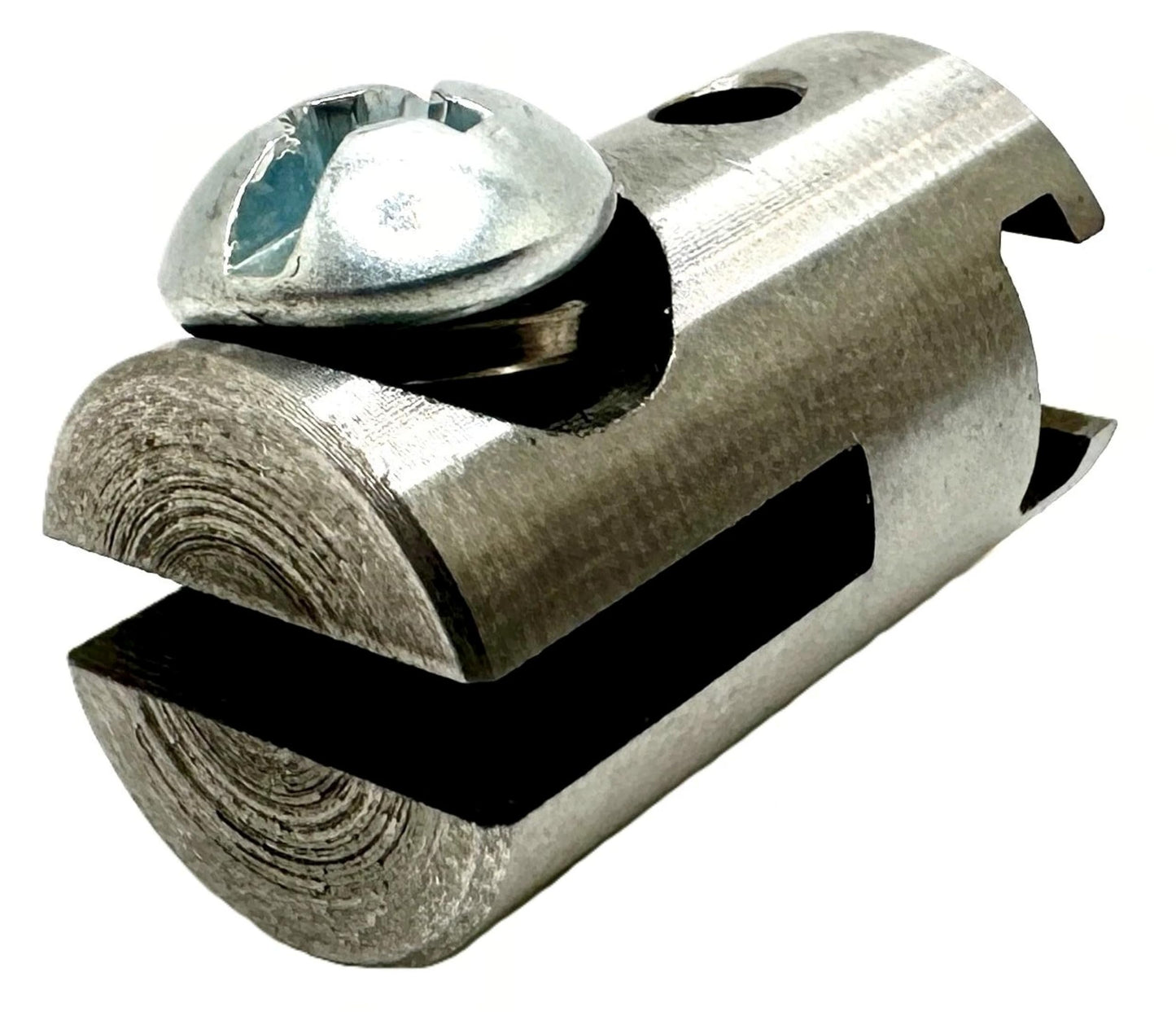 Auger Adapter FFA1 - Compatible With Rigid to General Drain Cleaner, Converts K40 K50 K375 K380 K400 K3800 5/8" Cable End (Not Cable Size) to fit General Slotted End Cable Drain Cleaners