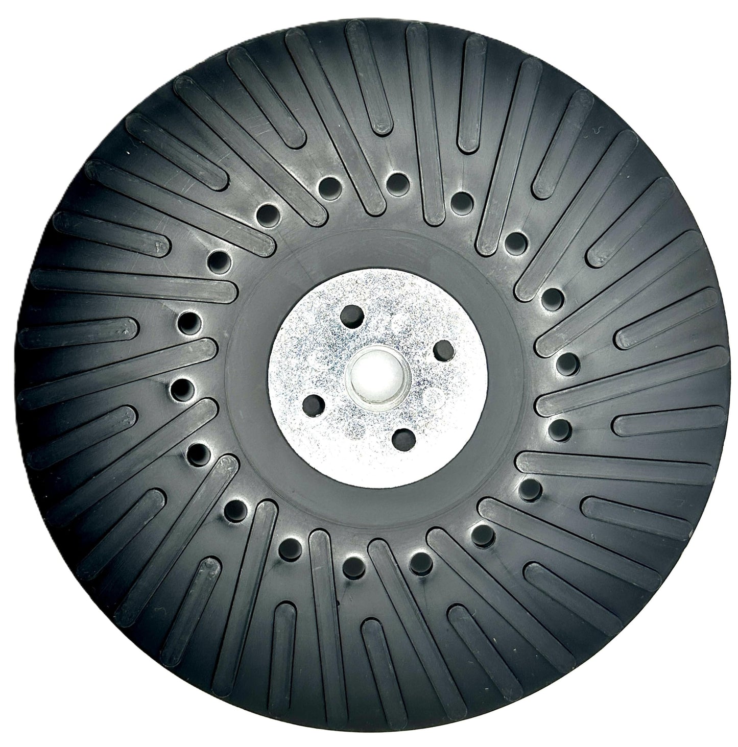 Pro-Graad 7 Inch Rigid Backing Pad for Resin Fiber Discs – 5/8-11 Threaded Angle Grinder Ribbed Backer Pad | 7" x 7/8" Arbor | Grinding, Sanding & Stripping on Metal, Wood