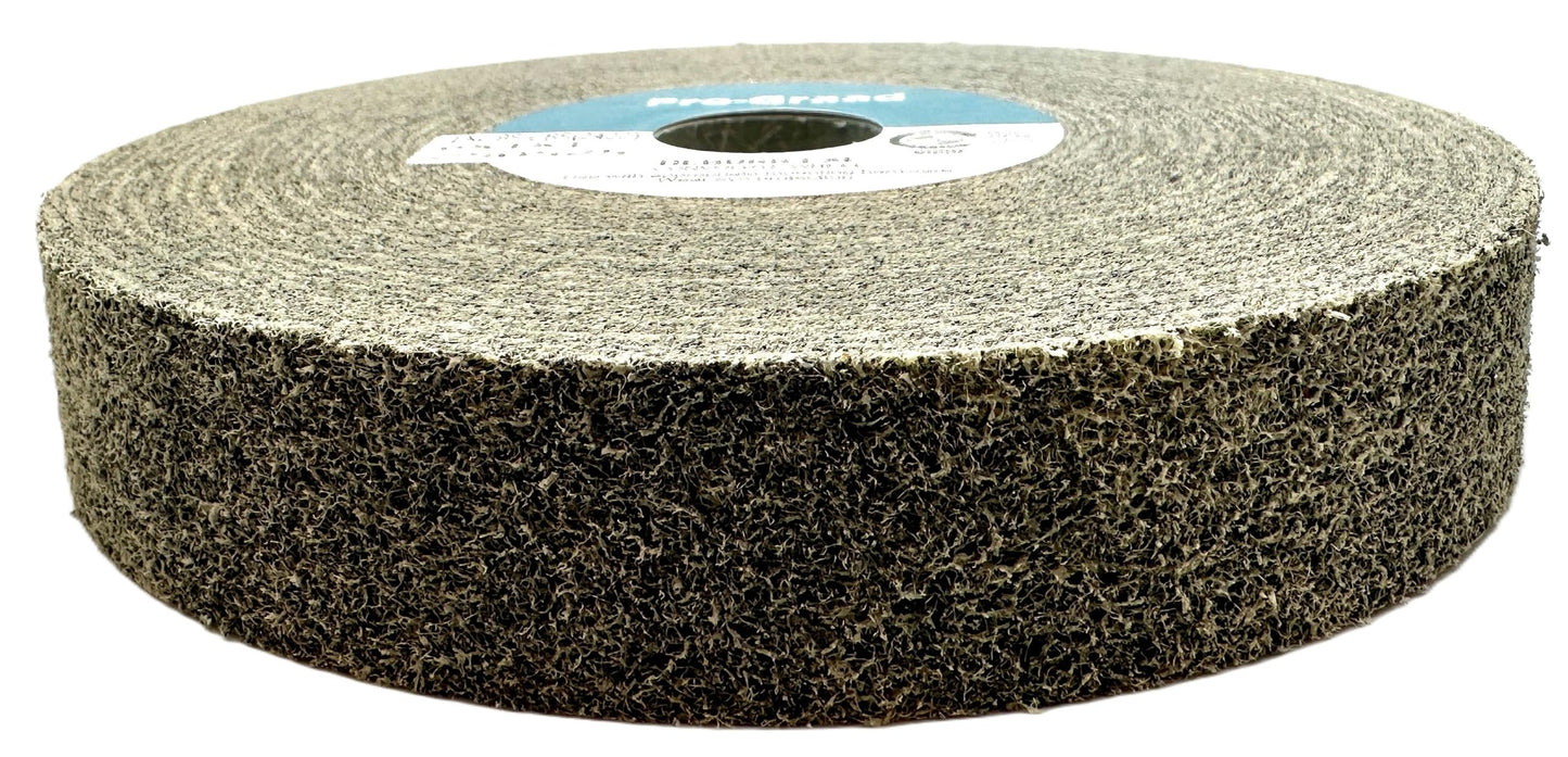 Pro-Graad EXL Deburring Wheel - 6" x 1" x 1" 9S Coarse Grit - Silicon Carbide - Metal Deburring, Finishing and Polishing Wheel - Convolute - (1 Pack)