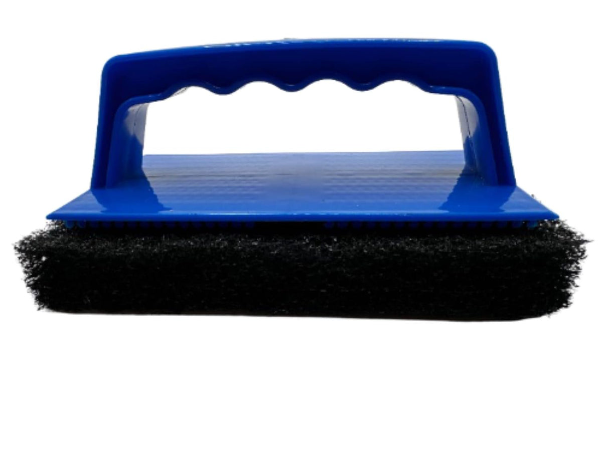Pro-Graad Scrub Pad with Handle, 3pcs Scrub Pads with Reusable Handle, 3 Different Scrubbing Scouring Pads Kit for Bathroom, Kitchen, Teak, Grill, Boat Hull, Compatible with Star brite Pads