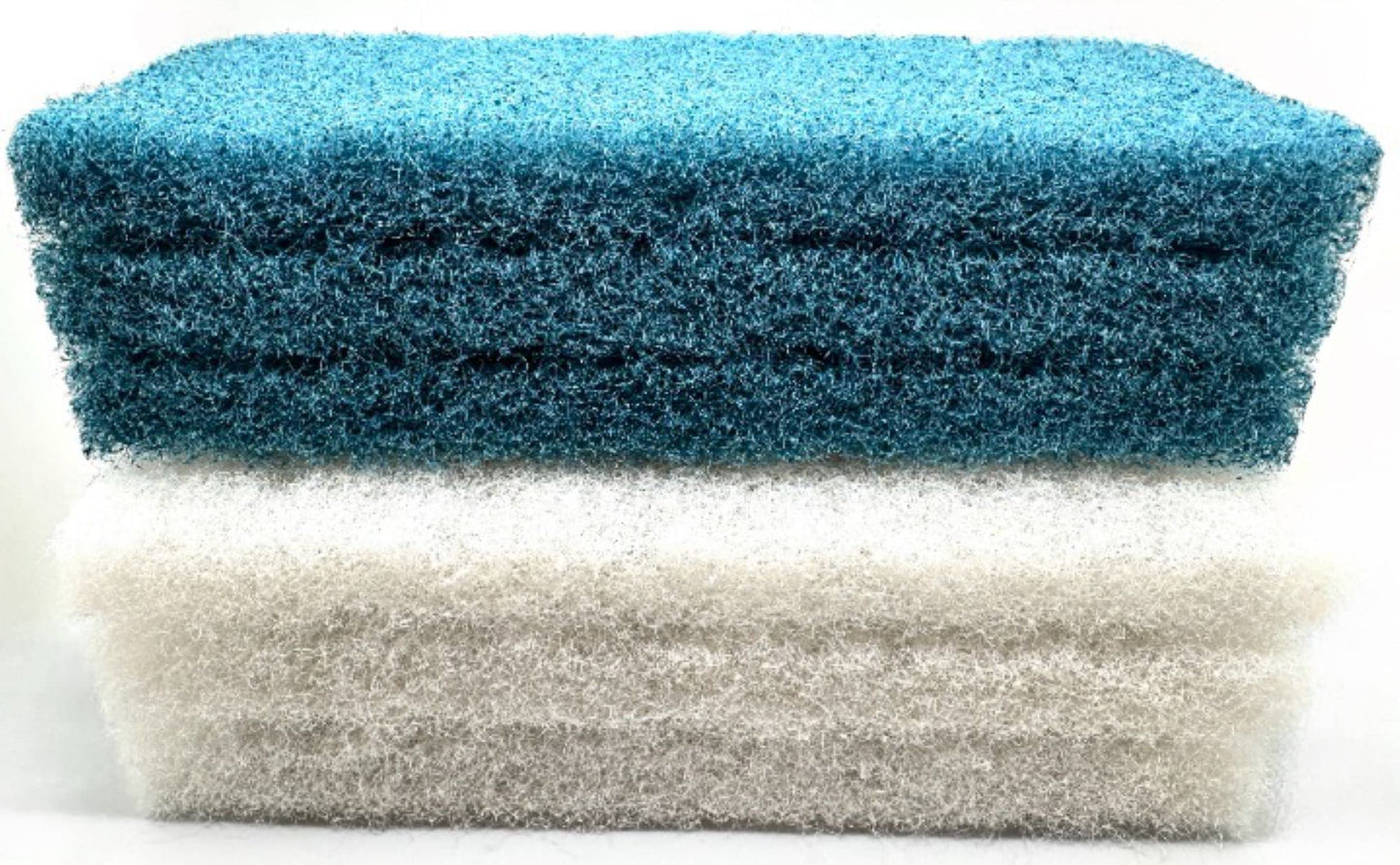 Pro-Graad 12 piece Refill Cleaning Scrubbing Scouring Pad Kit with 3x of 4 Different 10 x 4.5in Utility Cleaning Scrubber Scouring Pads | White Blue Brown Black | Compatible with Doodlebug Pad Holder