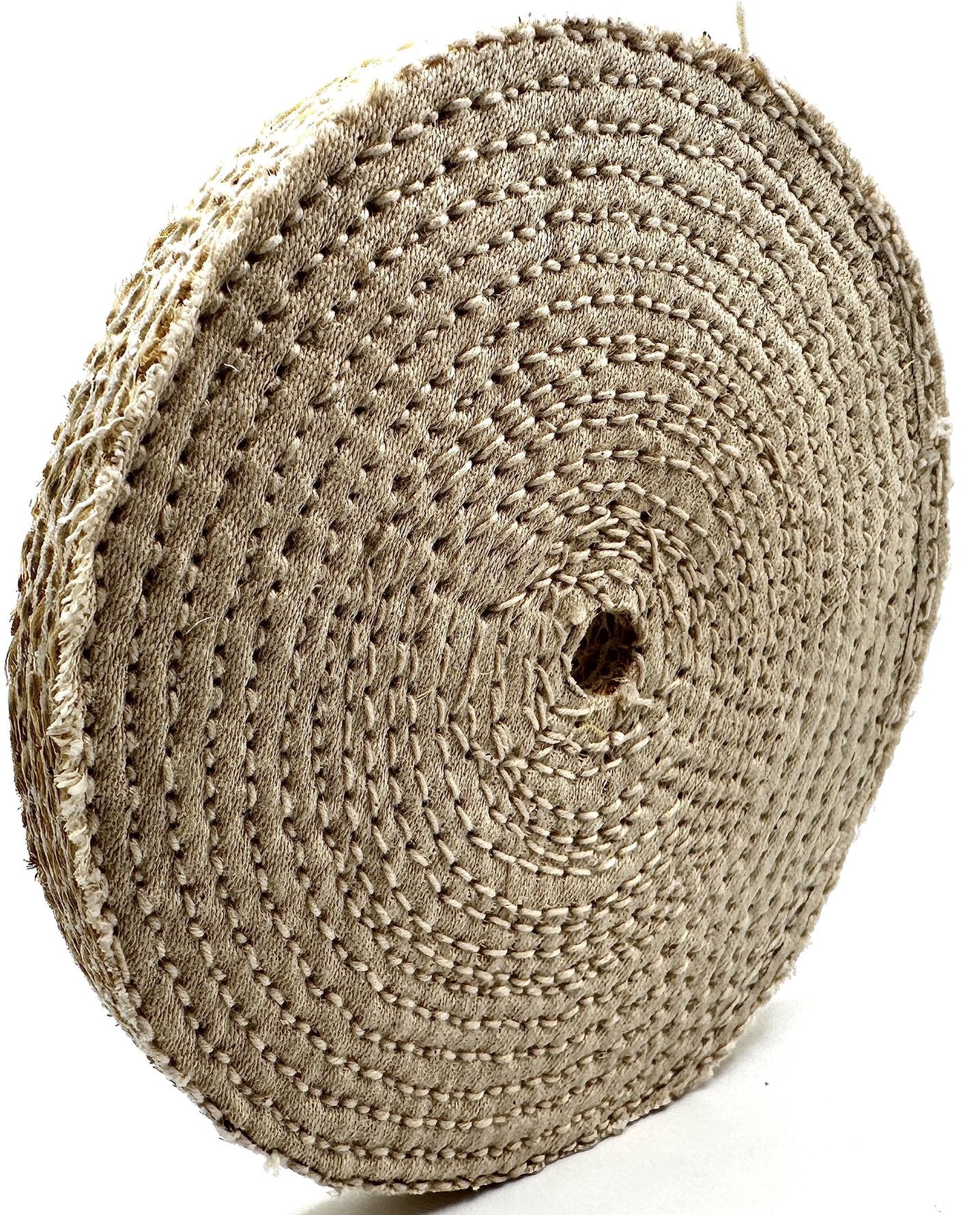 Pro-Graad 2 Pack 8" EOL Sisal Buffing Wheel, 8 inch x 11 Ply - 1/2 inch Thick x 5/8 inch Arbor Hole, Firm Sisal Spiral Sewn Buff for Bench Grinder, Ideal for Coarse Cut First Step Buffing – Pack of 2