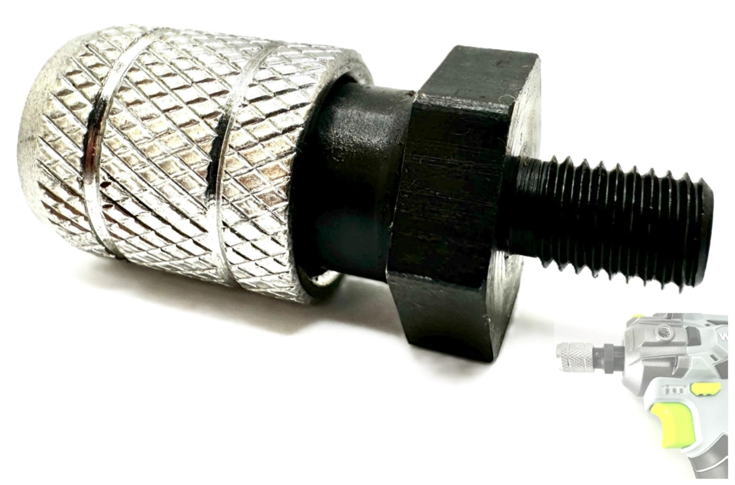 Pro-Graad 1/4” Hex Shank Converter, Quick Change Bit Holder Adapter for 5/16-24 Internal Threaded Polisher Sander Buffer Tools, Upgrade Accessory for SPTA, WORKPRO & Similar 5/16-24 Threaded Tools