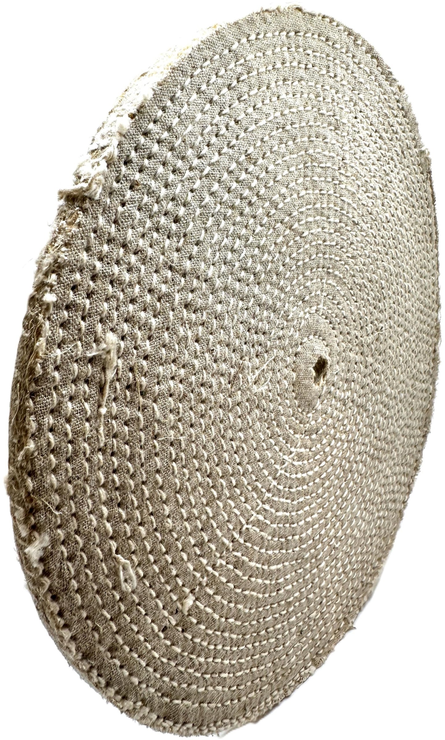 Pro-Graad 12" EOL Sisal Buffing Wheel, 12 inch x 11 Ply - 1/2 inch Thick x 3/4 inch Arbor Hole, Firm Sisal Spiral Sewn Buff for Buffer, Ideal for Coarse Cut First Step Buffing – Pack of 1