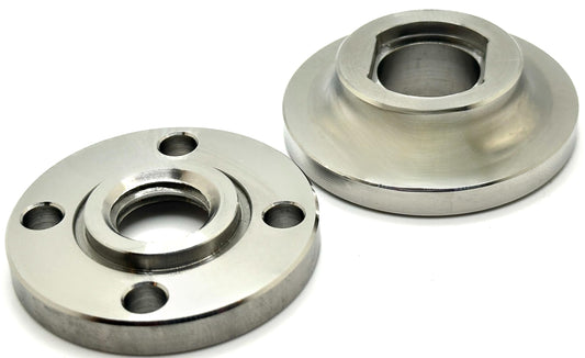Pro-Graad Heavy Duty 5/8-11 Angle Grinder Flange Set for Type 1 Wheels, D284932, Stainless Steel, Set Includes Backing Flange and Clamp Nut for use with Type 1 Wheels