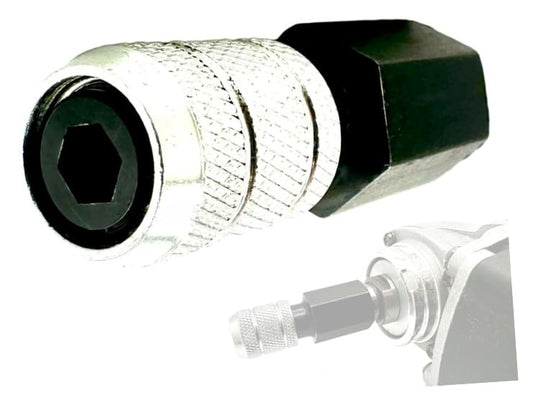 Pro-Graad 1/4” Hex Shank Converter, Quick Change Bit Holder for 5/8-11 Angle Grinders, Upgrade Accessory, Adapter for Mushroom Log Inoculation Hex Drill Bits, Pack of 1