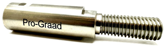 Pro-Graad 4-1/2" Stainless Angle Grinder Arbor Extension, 1-1/2” Thread Length, Additional Threads On Power Tools with 5/8”-11 Thread Arbor, Angle Grinder Extender Shaft for Buffing & Airway Wheels