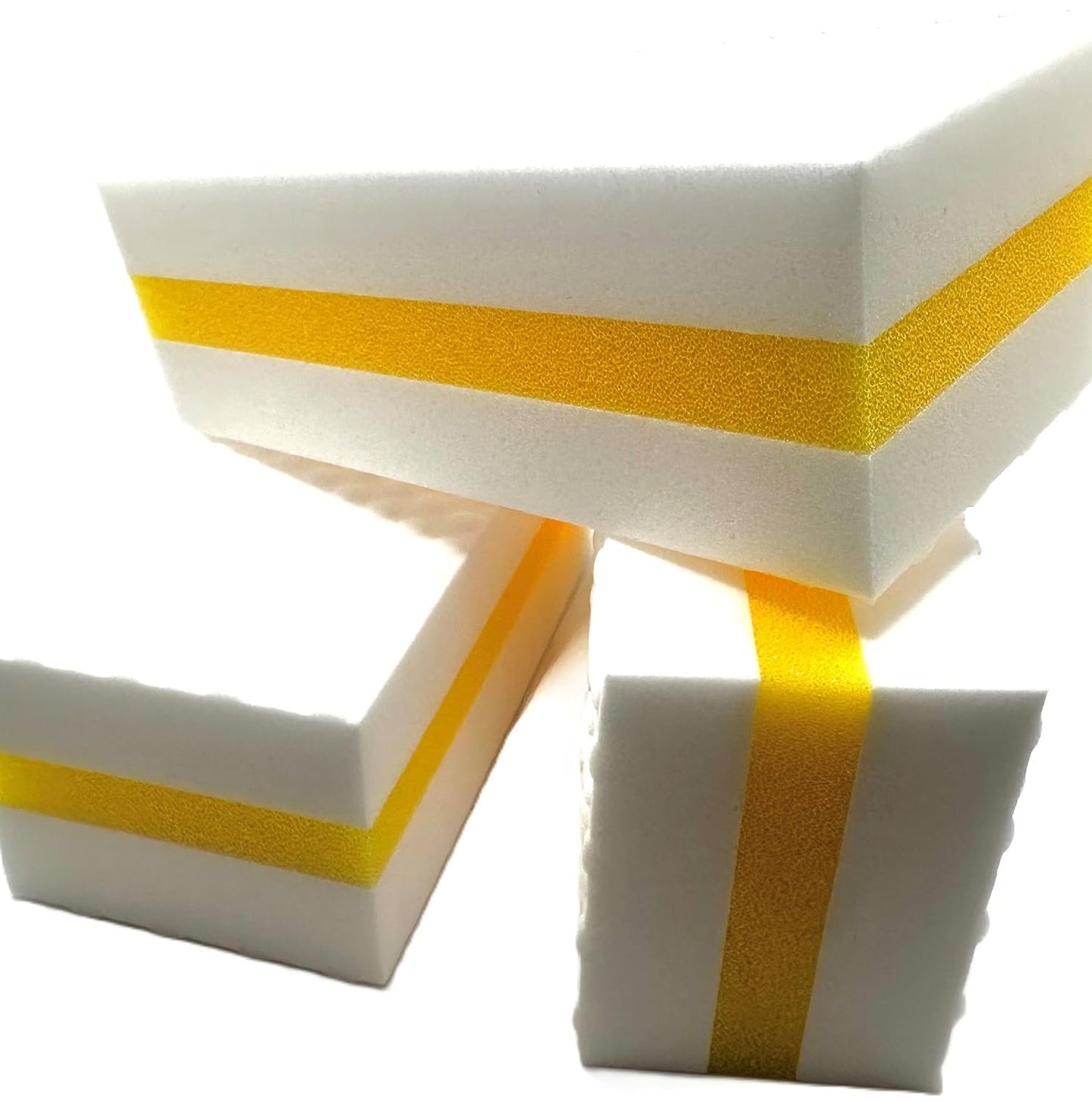 Premium XL Boat Erasers 3 Pack Magic Sponge Erasers Removes Marks Scuffs Grime & Dirt | Clean Fiberglass Gelcoat Vinyl Plastic Hull | 3 Pack - 6" x 2.75" x 2"